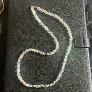 Silver Beaded Necklace with Elegant Design